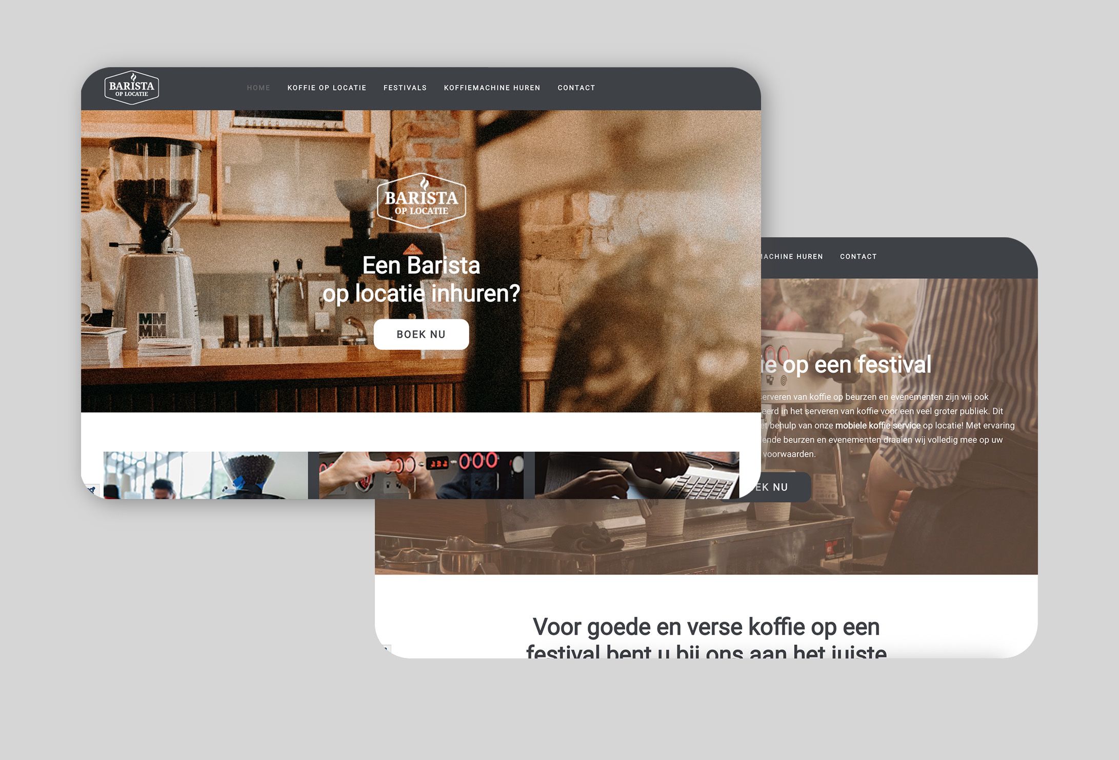 Barista op locatie portfolio ikbenkees
